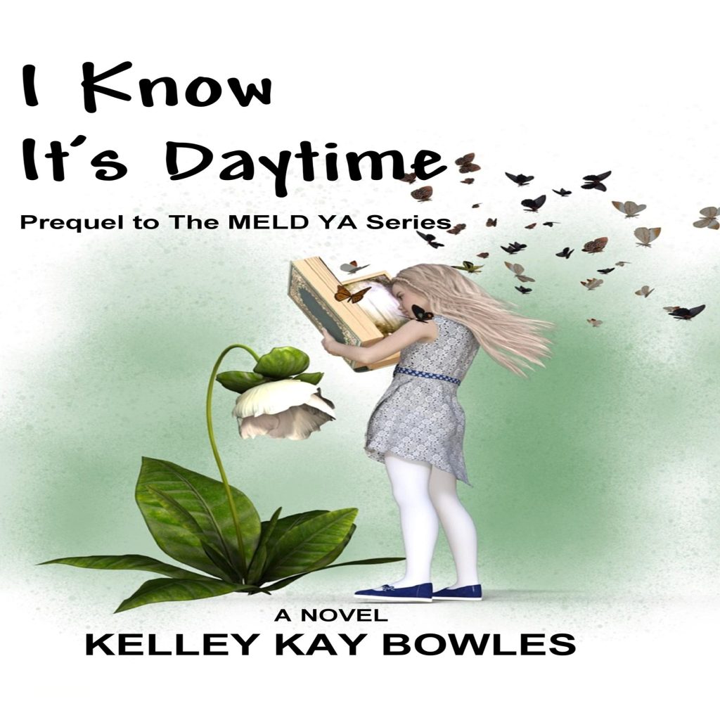 I Know It's Daytime by Kelley Kay Bowles: Anabelle Fleming is starting her first day of high school, but for her it’s a different first day. She’s moved to the small town of Pinewood, Colorado, because her mother, famous writer of thrillers, divorced her father, the front man for a monstrously successful rock band.

To top it all off, Anabelle hallucinates. She has visions that reflect her anxiety from all these lifestyle changes, plus she sees objects surrounding her friends and family that seem to relate directly to them—butterflies, bubbles, bruise-like auras. Fangs.

Anabelle thinks she’s insane.

All Anabelle wants is an average life with a happy little nuclear family and a normal high school existence, but her visions pull her into intrigue, mystery, and more than a little conflict—finally prompting a discovery that being happy is more about living with what you have than projecting what you wish.