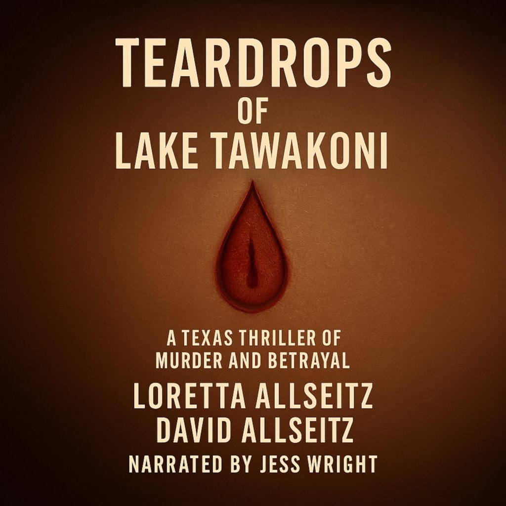 Teardrops of Lake Tawakoni: A Texas Thriller of Murder and Betrayal - When dusk settles over Lake Tawakoni, the water’s mirrored calm hides a darkness no amount of small-town charm can soothe. For Detective Loretta Smitty and her husband, Detective David Smitty, life in sleepy Quinlan, Texas, was meant to be a refuge. But the pristine shoreline soon becomes a grim crime scene: a fisherman hauls up a bloated body, its chest carved with a single, chilling symbol—a teardrop.

As bodies mount, each marked by the same ritual scar, the Smittys race against time to navigate the town’s hidden depths. 